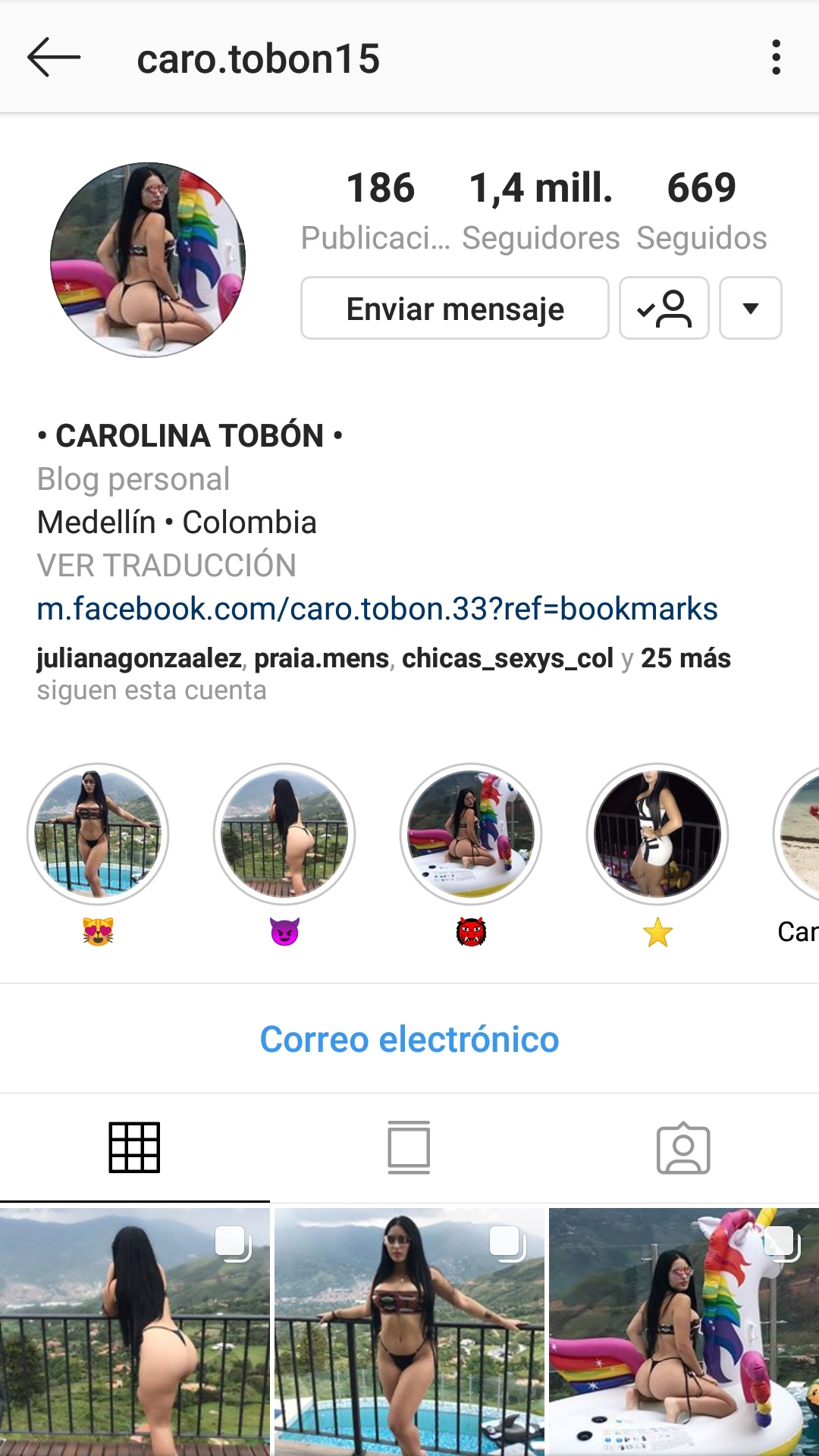 Instagram Caro Tobon por Mr. X | Catador Prepagos Colombia | Solo reseñas  objetivas