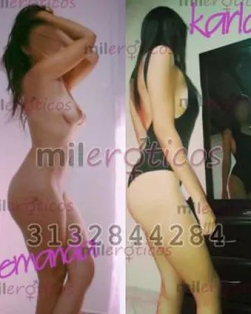 Trio con las hermanas Fernanda y Karla